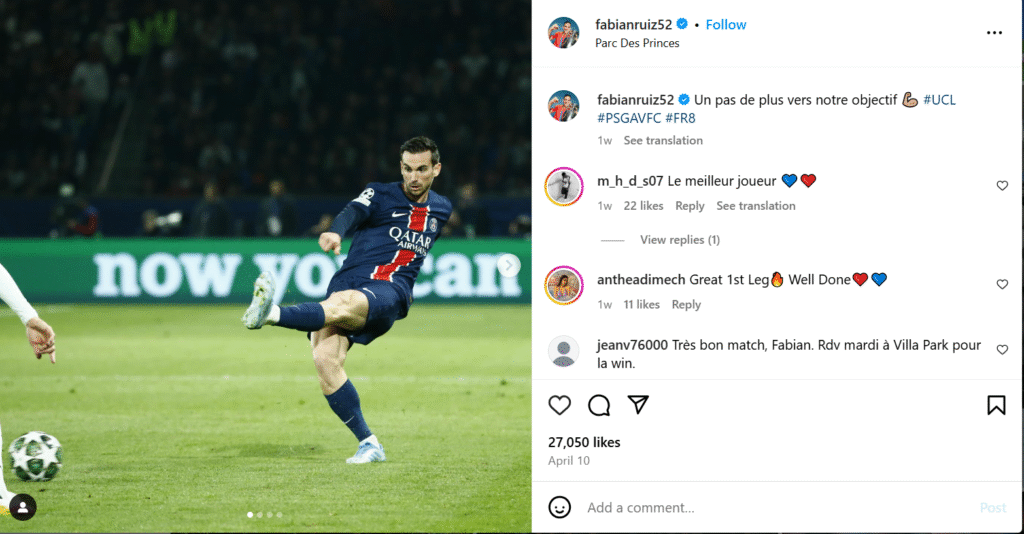 Fabian Ruiz Salaire