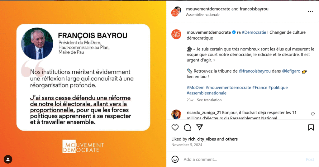 François Bayrou Âge