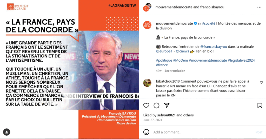 François Bayrou Âge