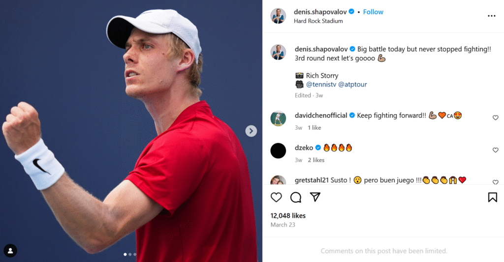 Denis Shapovalov Âge