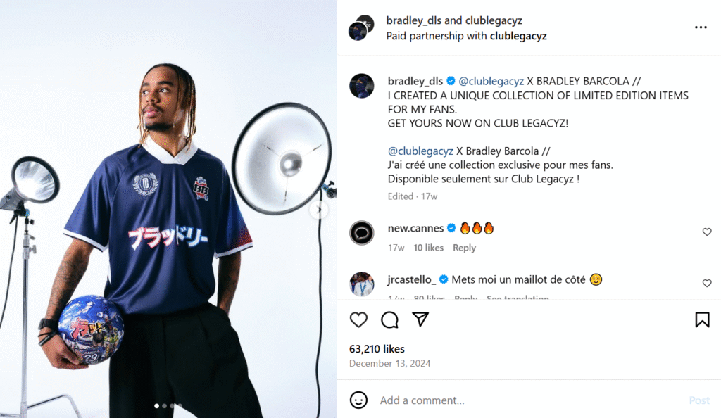 Bradley Barcola Âge