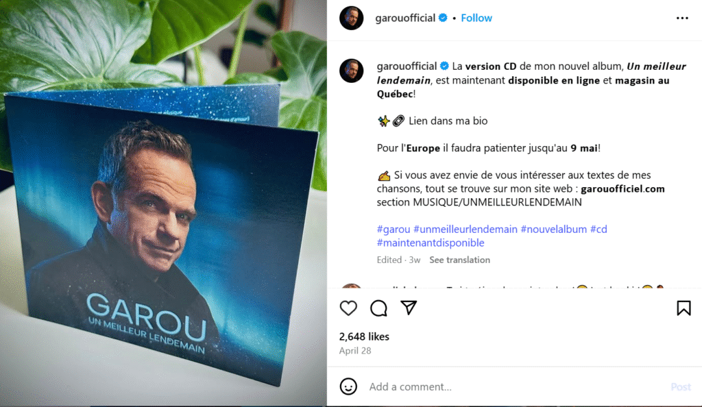 Garou Chanteur Garou Chanteur