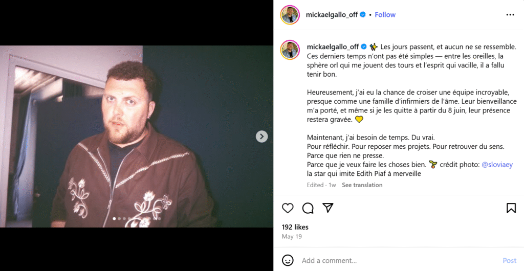 Mickael Gallo Chanteur