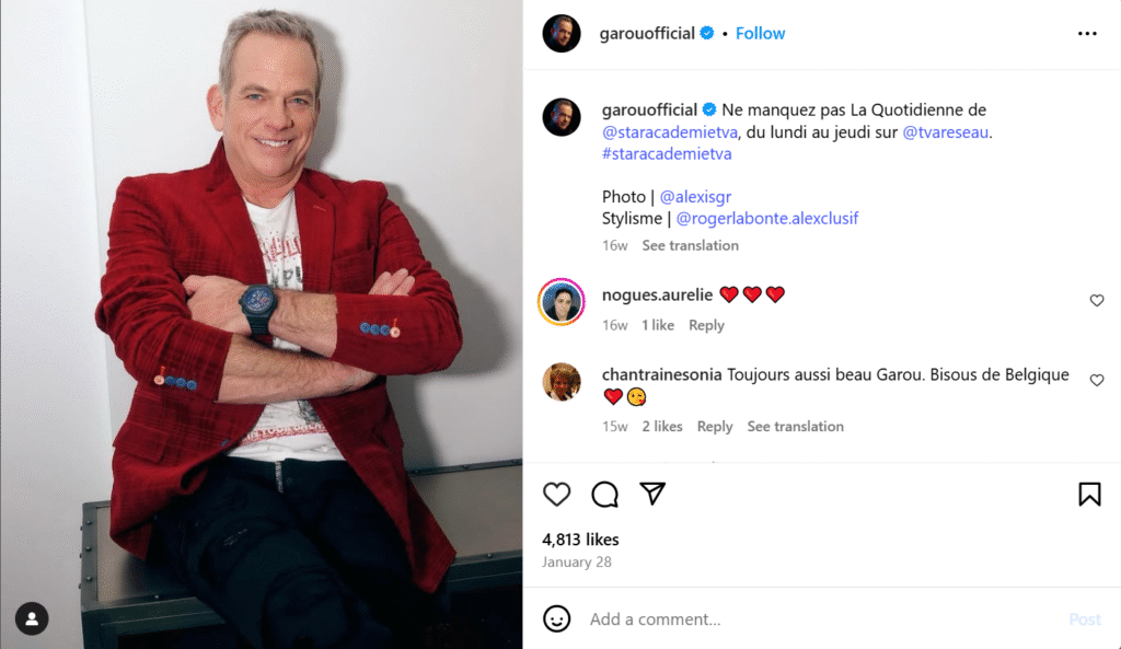 Garou Chanteur Garou Chanteur