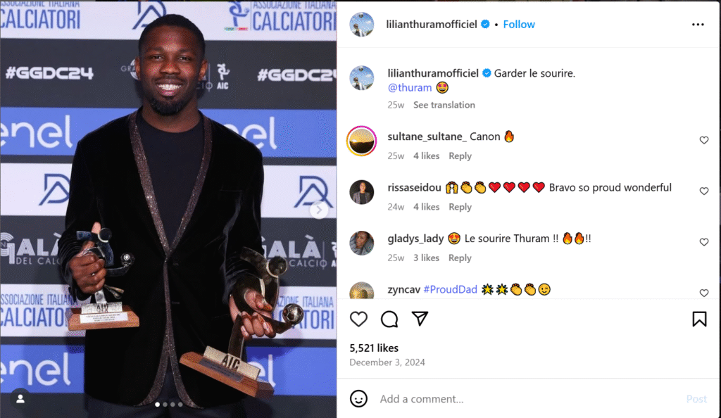 Lilian Thuram Réalisations