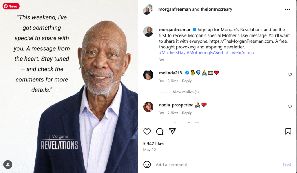 Morgan Freeman Acteur