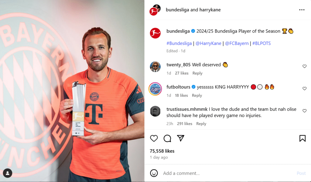 Harry Kane Réalisations Harry Kane Réalisations