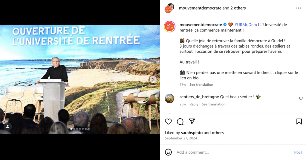 François Bayrou femme