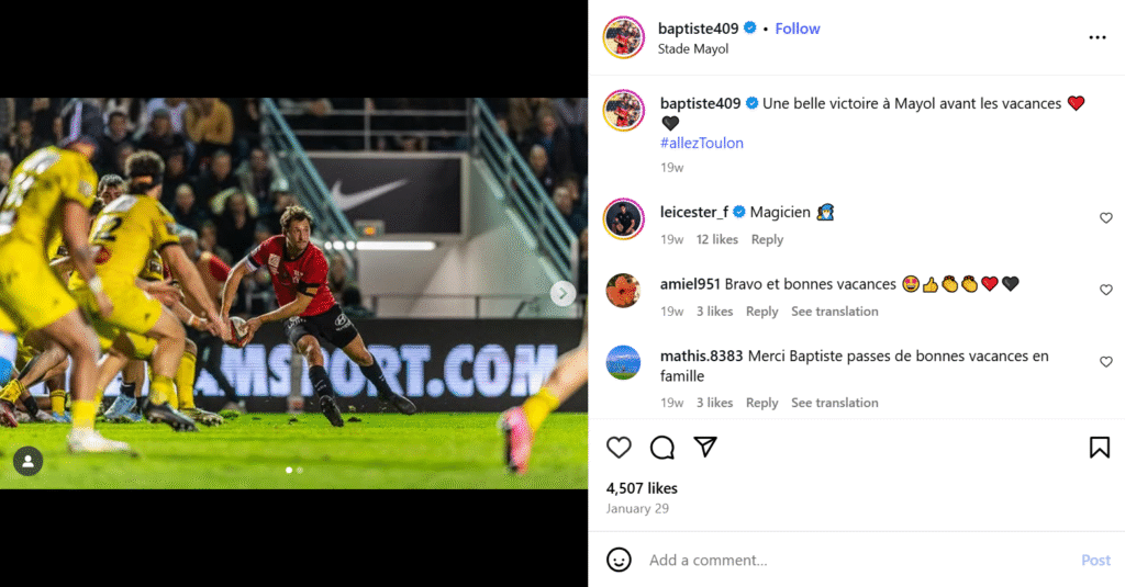 Baptiste Serin femme