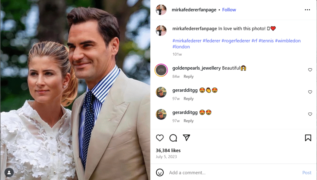 Roger Federer femme Roger Federer femme