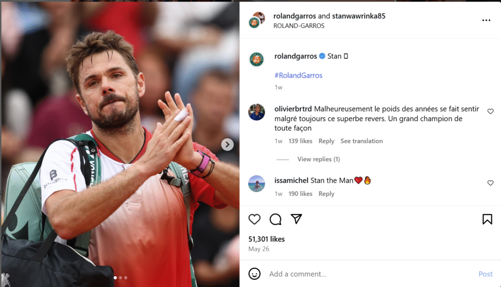 Stanislas Wawrinka Acteur