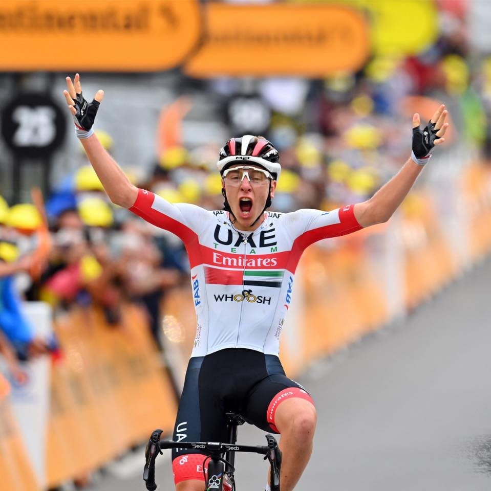 Tadej Pogačar compagne