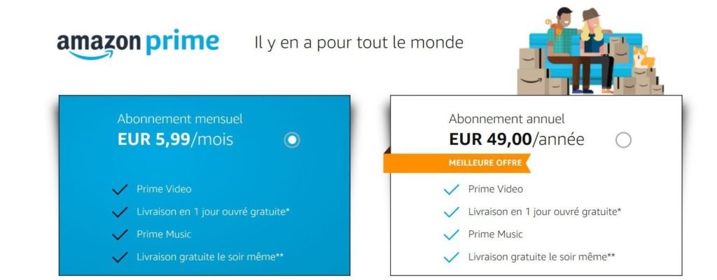 Amazon Prime Video Prix