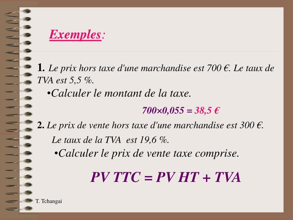 Prix Hors Taxe En Ttc