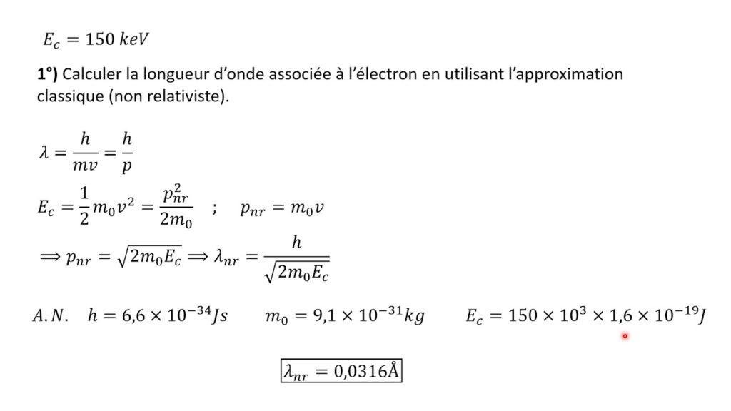 Relation De Broglie