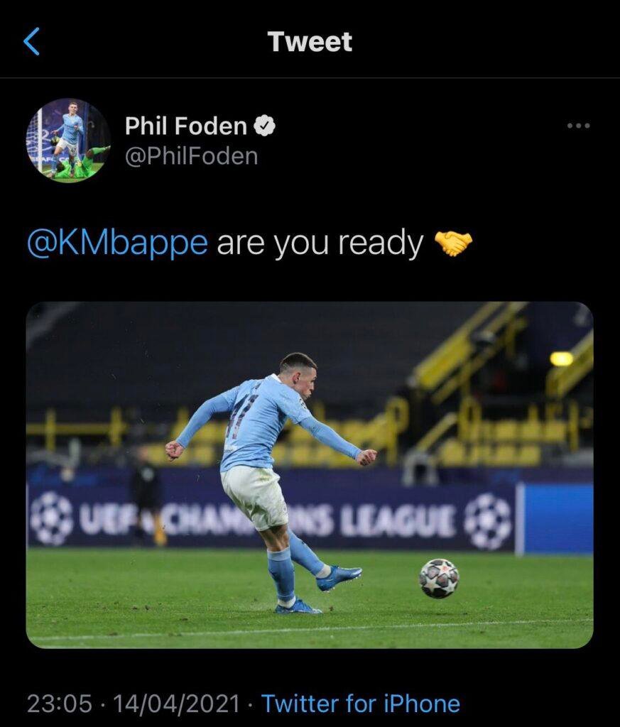 Foden Taille Poids 