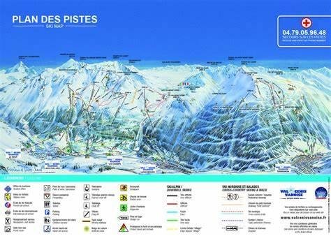 Plan Piste Val Cenis