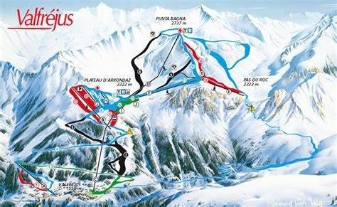 Plan Piste Val Cenis