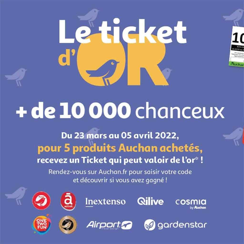 Https //Jeu.auchan.fr/Ticketdor2022 