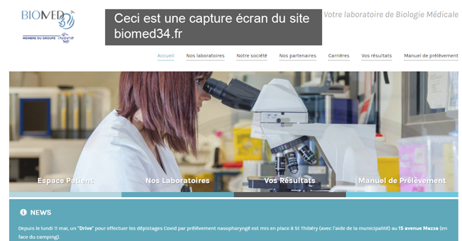 Https //Biomed34.Mes Resultats.fr