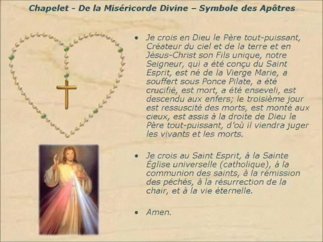 Chapelet De La Miséricorde Divine Pdf