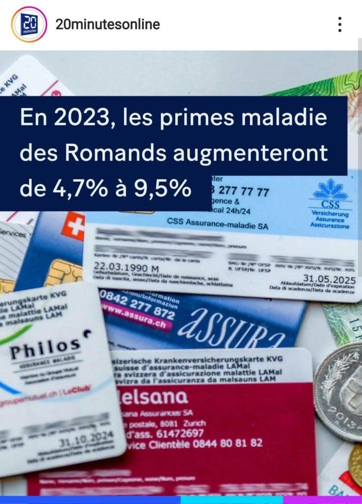 Augmentation Assurance Maladie 2023