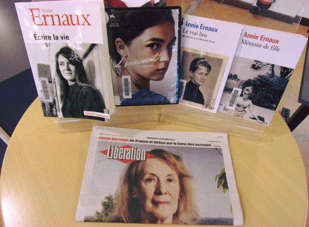 Annie Ernaux Prix Nobel de Littérature