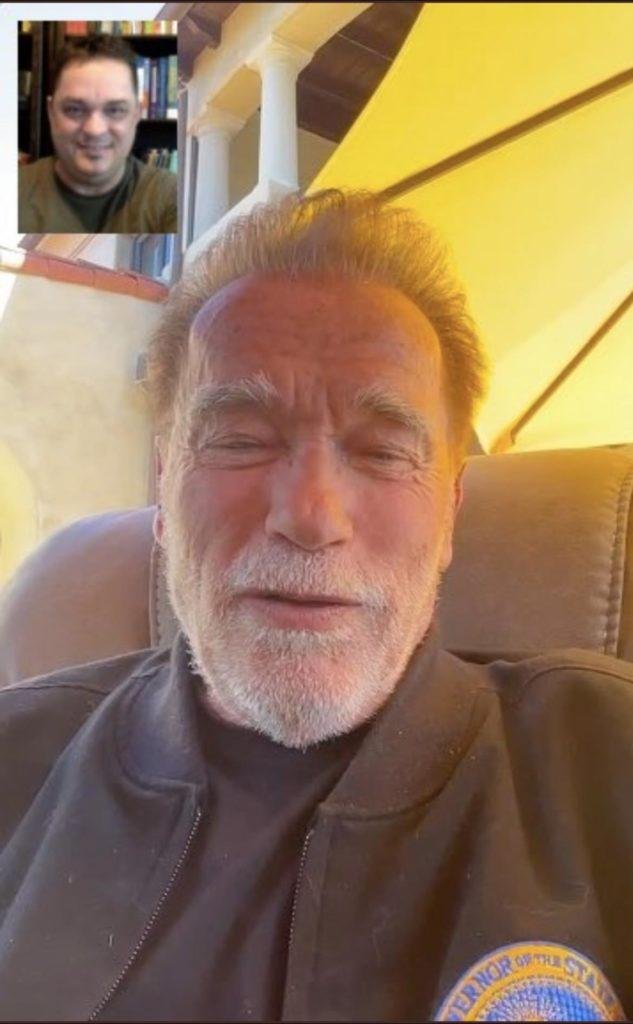 Taille Arnold Schwarzenegger