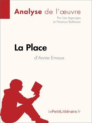 La Place Annie Ernaux Pdf