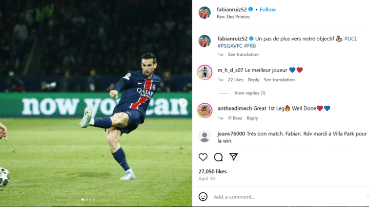 Fabian Ruiz Salaire