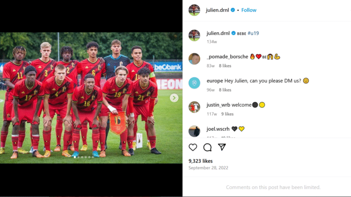 Julien Duranville Âge