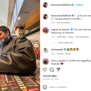 Francois Civil Compagne