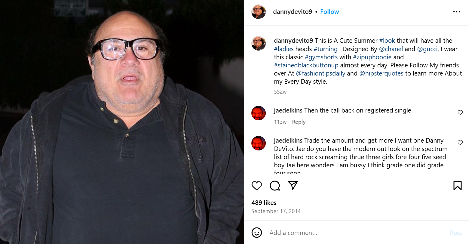 Danny DeVito vient de fêter ses 80 ans
