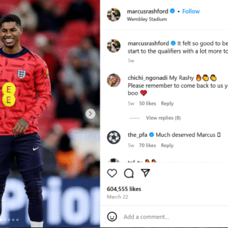 Marcus Rashford Salaire