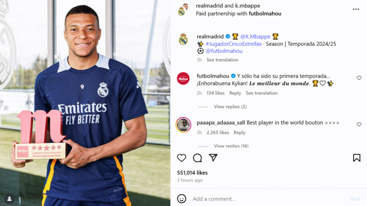 Kylian Mbappé Réalisations