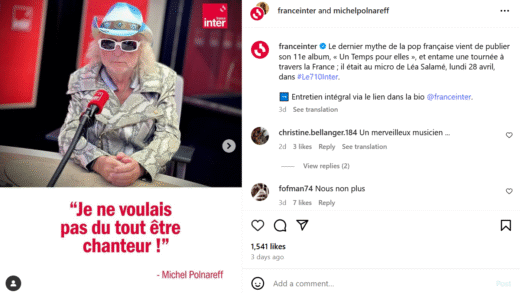 Michel Polnareff Âge actuel
