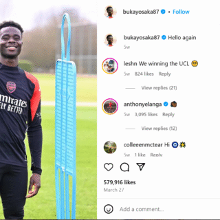 Bukayo Saka Réalisations