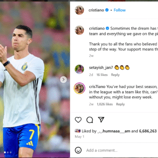 Cristiano Ronaldo Réalisations