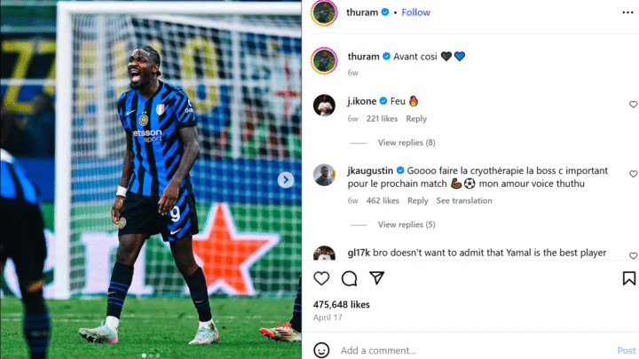 Marcus Thuram Réalisations