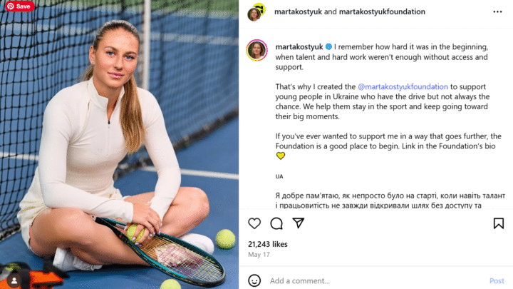 Marta Kostyuk Acteur