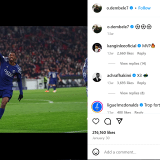 Ousmane Dembele Femme