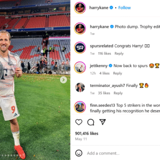 Harry Kane Réalisations