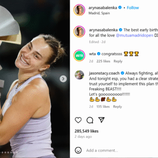 Aryna Sabalenka Acteur