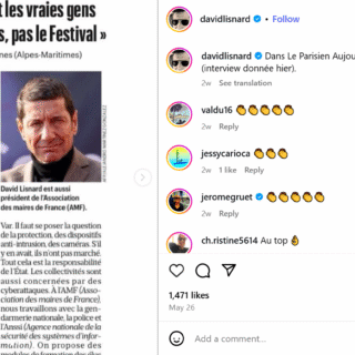 David Lisnard femme
