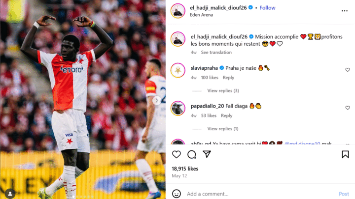 El Hadji Malick Diouf âge