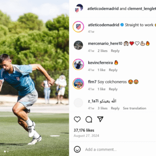 Clément Lenglet femme