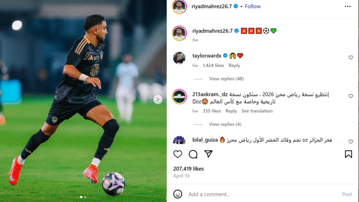 Riyad Mahrez Réalisations