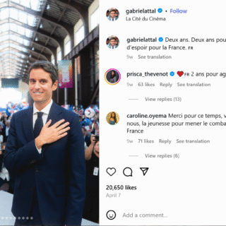 Gabriel Attal compagnon