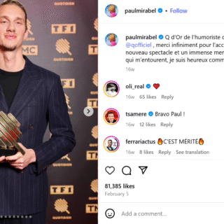 Paul Mirabel Récompenses