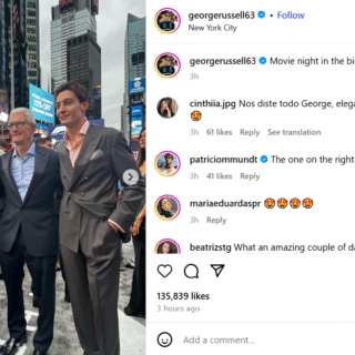 George Russell copine